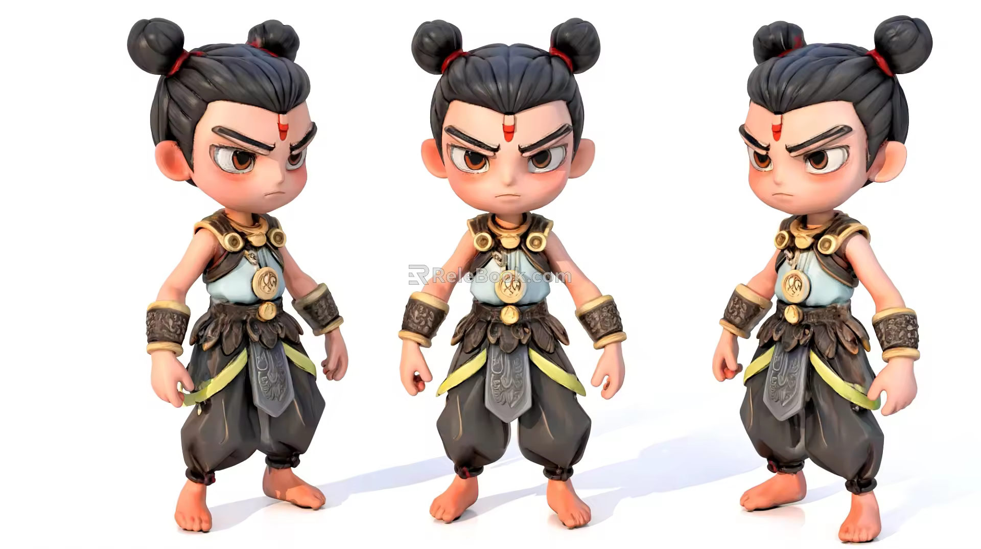 Character ornaments which 3d model