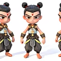 Character ornaments which 3d model