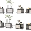 Modern bedside table 3d model