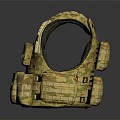 Camouflage Tactical Vest With Multiple Pockets And Functional Military Design