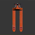 Red Manual Pallet Jack With Steel Forks And Ergonomic Handle For Industrial Use