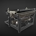 Vintage Underwood Typewriter with Retro Design and Metal Keys for Home Use