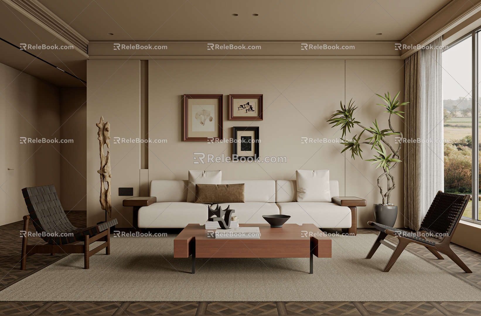 The Silent Living Room 3d model