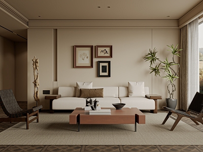 The Silent Living Room 3d model