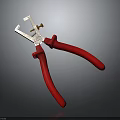 Red Handle Pliers Tool Holding Screw For DIY Repair Projects