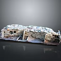 Ancient Stone Building Structure With Stone Walls Roof And Architectural Design Features