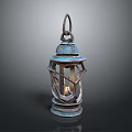Vintage Metal Decorative Lantern Furniture With Handle And Candle Design