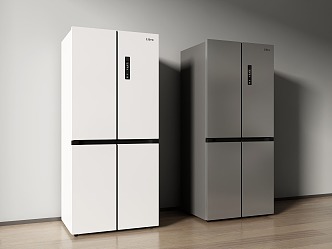 Refrigerator Cross Door Refrigerator Open Door Refrigerator Four Door Refrigerator 3d model