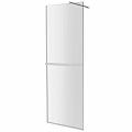Modern Shower Sauna Enclosure With Clear Glass And Sleek Metal Frame