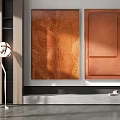 modern abstract painting abstract decorative painting 3d model