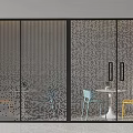 glass partition gradient glass partition gradient office partition glass partition random gradient glass 3d model