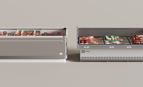 Modern Freezer 3d model