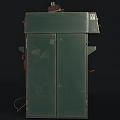 Green Industrial Equipment with Control Panel and Metal Top for Manufacturing Use