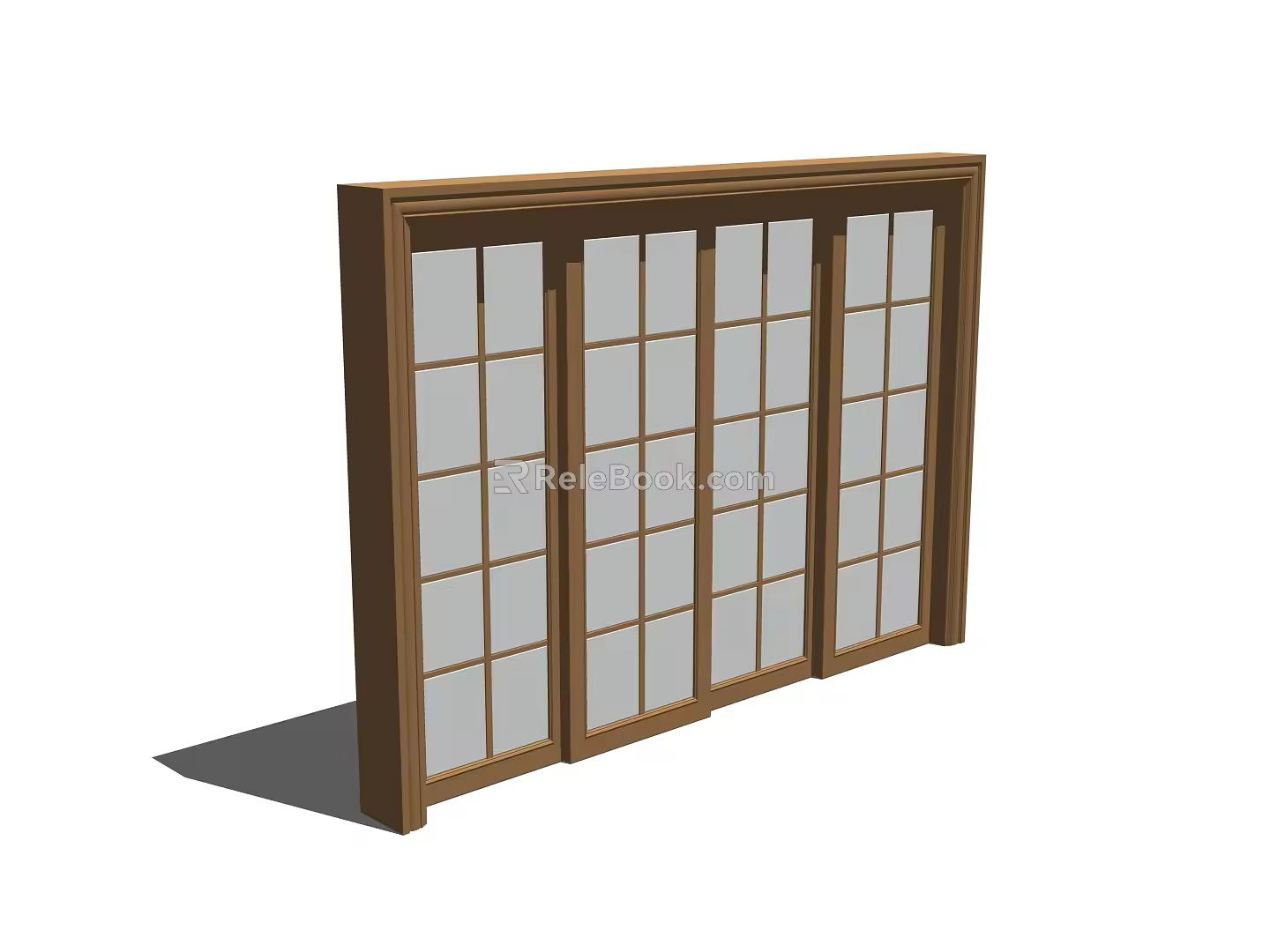 Sliding door SU model 3d model