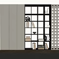 Bookcase Bookshelf Display Cabinet Book Ornaments Multifunctional Decorative Cabinet Combination Bookcase Open Bookcase 3d model
