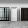 Door combination 3d model