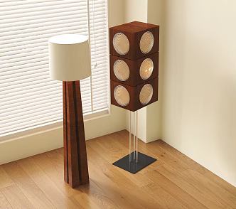 Middle style floor lamp 3d model