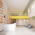 Elegant Modern Kitchen Space Featuring Open Layout With Island And Storage Cabinets
