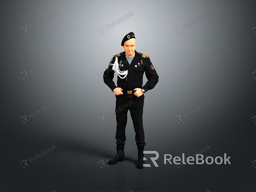 Police officers, civilian police, security, security, soldiers, soldiers, warrior figures model