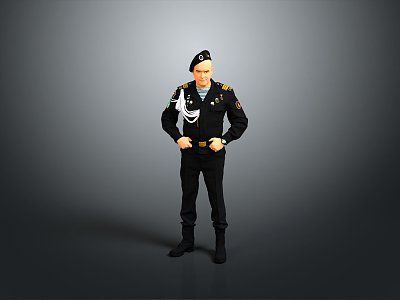 Police officers, civilian police, security, security, soldiers, soldiers, warrior figures model