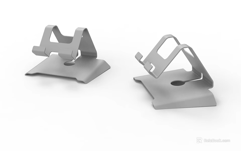 Sturdy Iron Stands with Stable Base for Home Decoration and Storage 3d model 