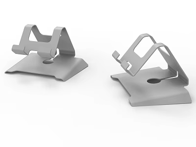 Sturdy Iron Stands with Stable Base for Home Decoration and Storage 3d model
