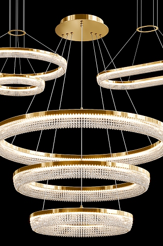 Vintage chandelier 3d model