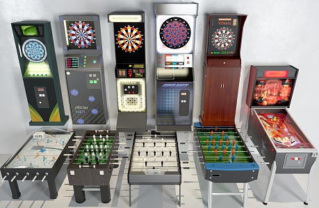 Modern game machine hand game machine game machine combination 3d model