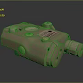 Infrared Steiner Laser Pistol Light Source Firearm Sight Firearm Device 3d model