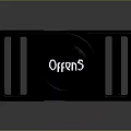 Black Offens Logo Belt Buckle Stylish Clothing Accessory For Fashion Outfits