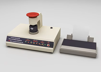 fabric bursting strength tester 3d model