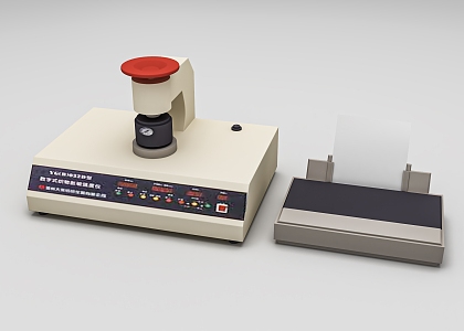 fabric bursting strength tester 3d model