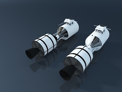 Modern Booster 3d model