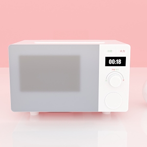 Microwave cute 3d model