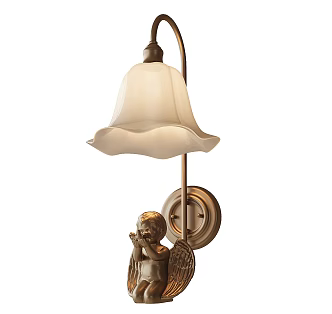 French Wall Lamp 3d model