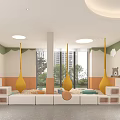 Kindergarten Interior With Playful Decor And Bright Space