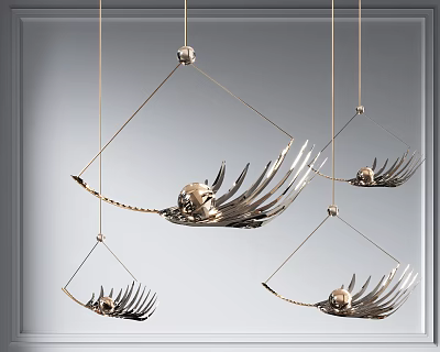 Modern chandelier 3d model Modern chandelier 3d model