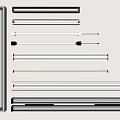 Various LED Tube Lights With Different Lengths And Modern Design For Interior Lighting