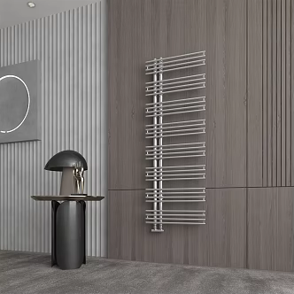 Modern heating pipe heating 3d model