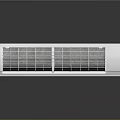 White Wall Mounted Air Conditioner With Grille Design For Home Cooling