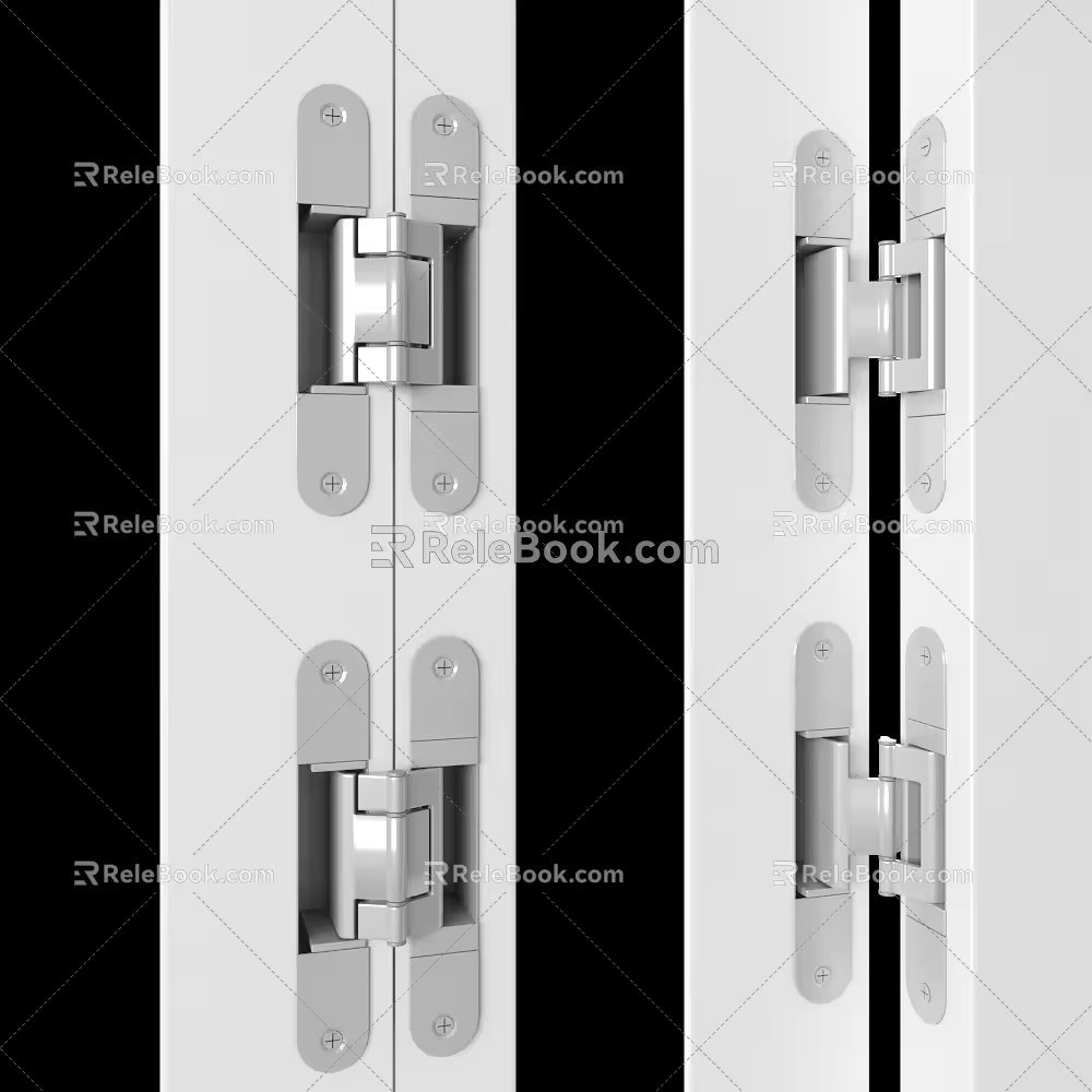 Hinge, concealed hinge, hardware hinge 3d model