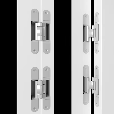 Sleek Modern Wall Lamp With White Hinge Structure For Minimalist Interior Decoration 3d model