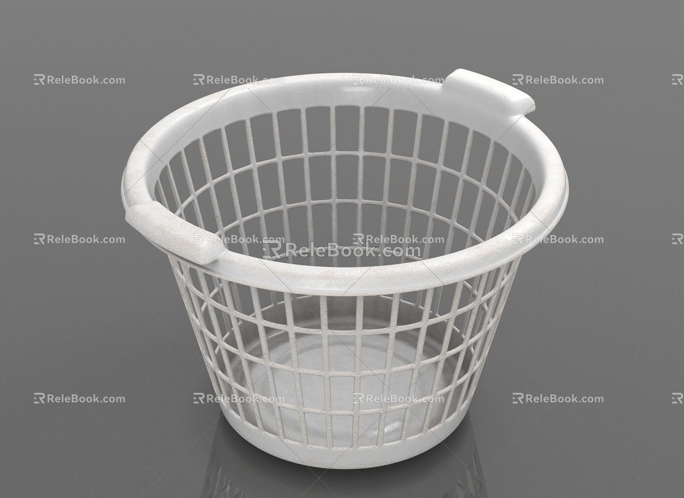 Modern Storage Basket Plastic Basket 3d model