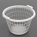 Modern Storage Basket Plastic Basket 3d model