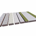 Garden Ornaments With Various Paving Slabs And Green Turf Strips Design