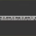 Highly Detailed 3D Render Of Weathered Train With Reflective Background
