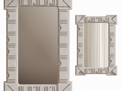 Decorative mirror 3d model