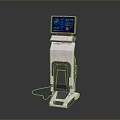 Standalone Health Check Machine With Digital Display And Pedal Base For Body Measurement