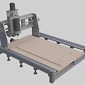 CNC machining router 3d model