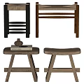 Silent Wind Stool 3d model
